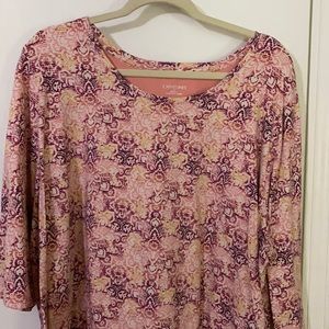 Plus size 3/4 sleeve top by Catherine’s.